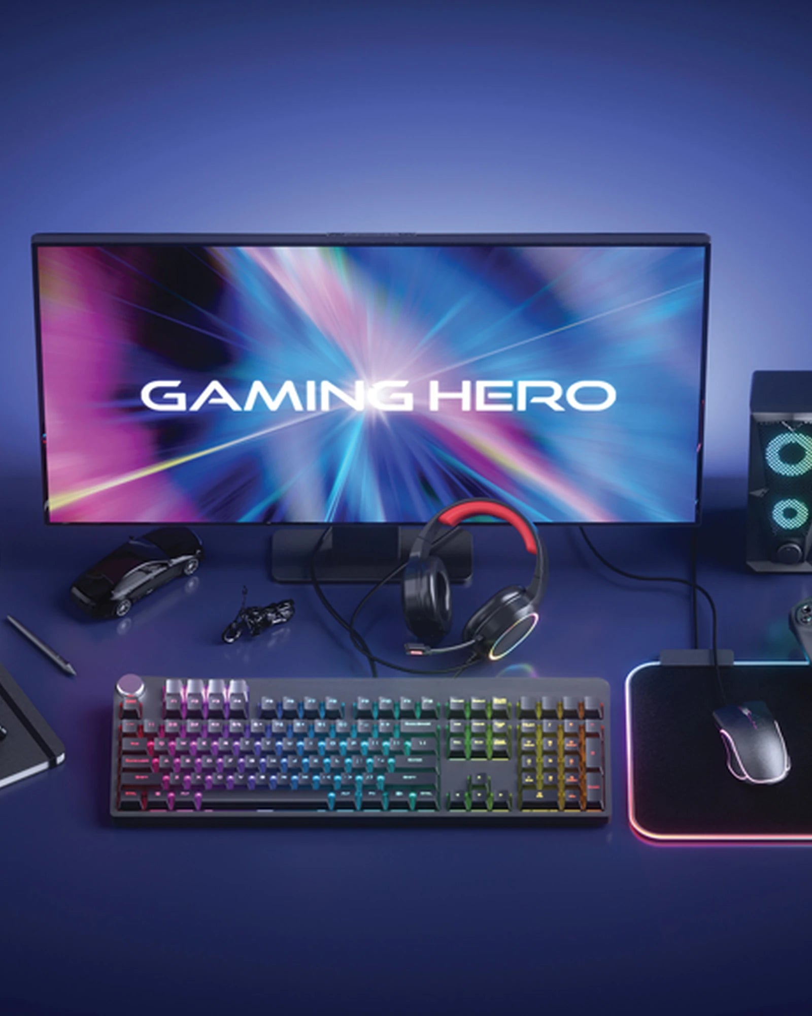 Souris gaming RGB ergonomique à personnaliser - 1